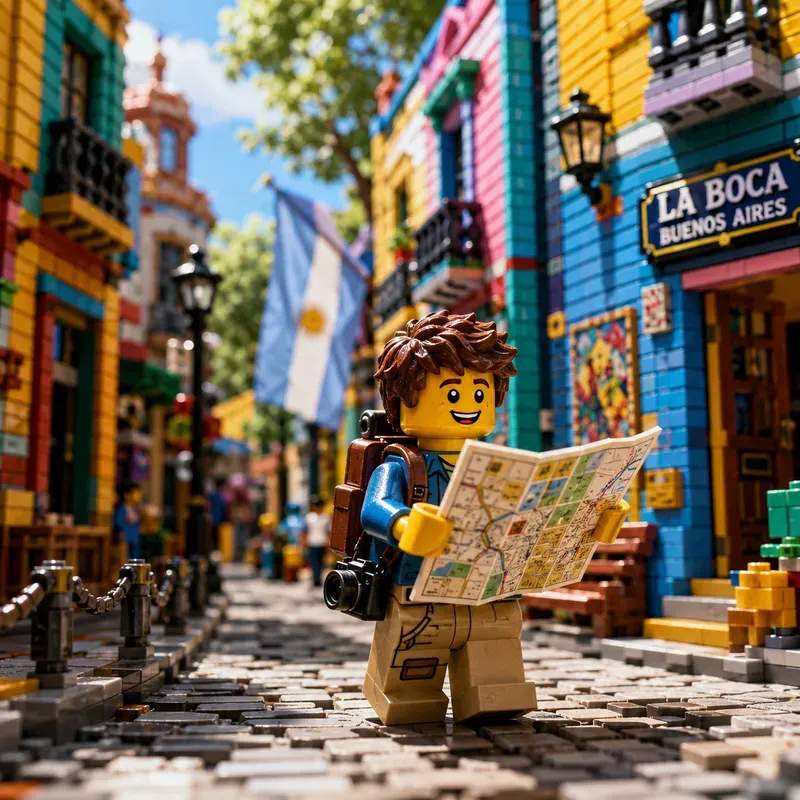 Cute Lego Travel Street Scenes