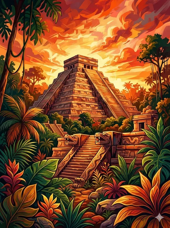 Cinematic Painterly Travel Posters