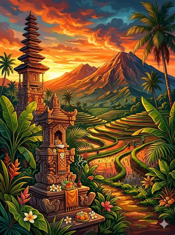 Cinematic Painterly Travel Posters