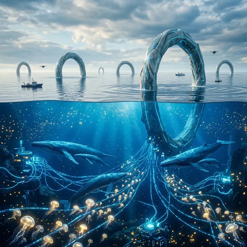 Aquatic Automatons Ocean Energy Networks