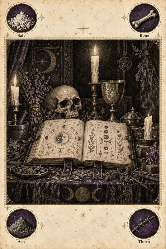 Witchcraft And Occult Engraving Sheets