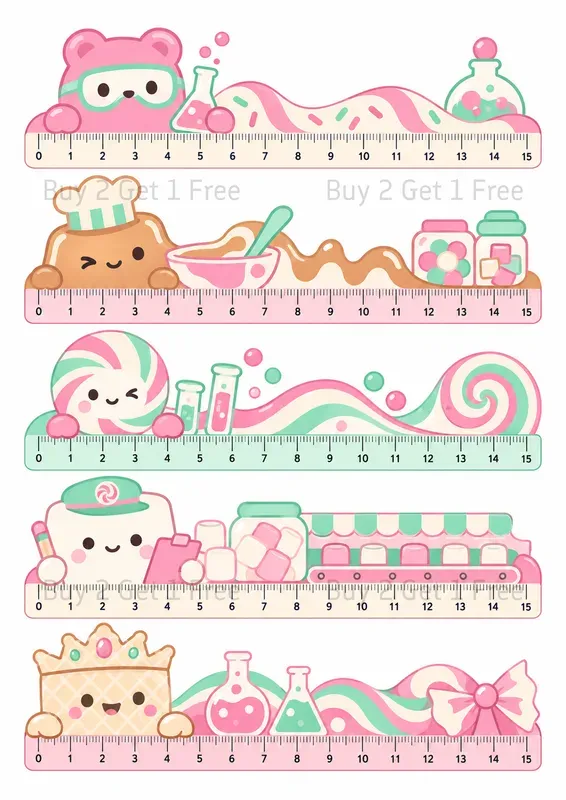 Character Ruler Bookmark Printables