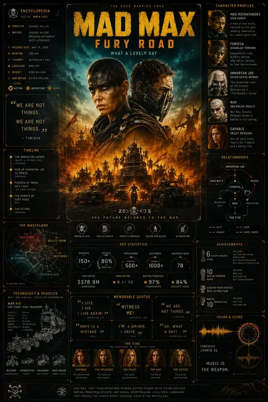 Dark Movie Infographic Generator