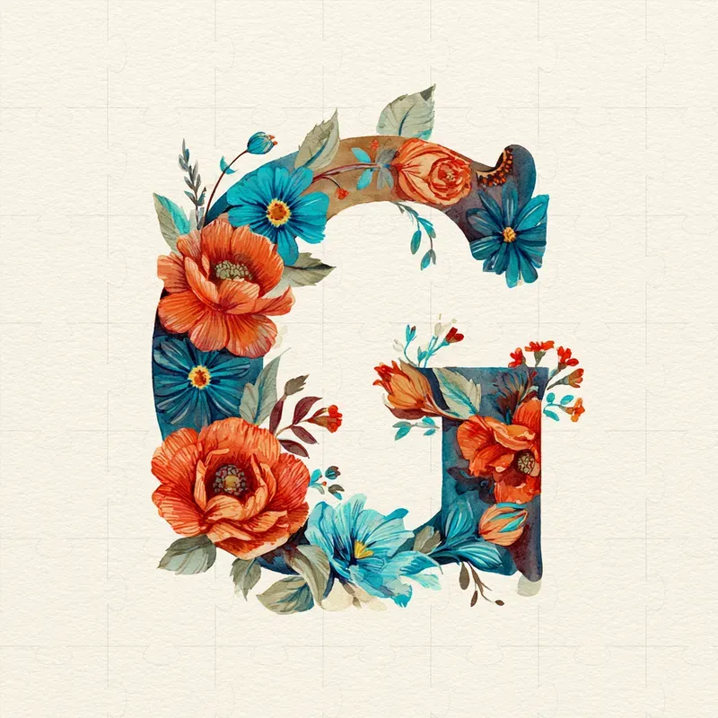 Da De Los Muertos Floral Letters