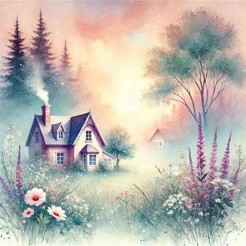 Soft Pastel Watercolor Dreams