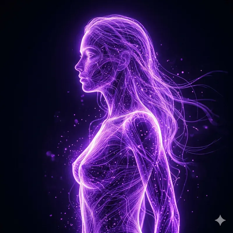 Bioluminescent Scifi Portraits