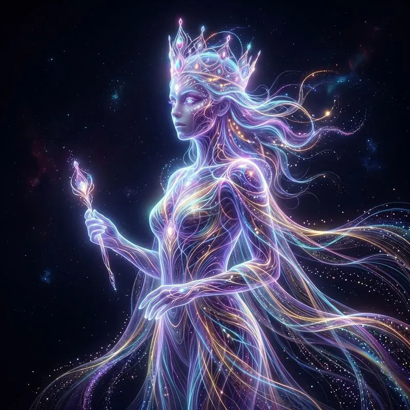 Bioluminescent Scifi Portraits