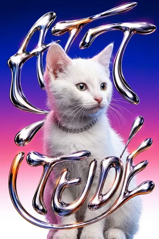 Liquid Chrome Posters