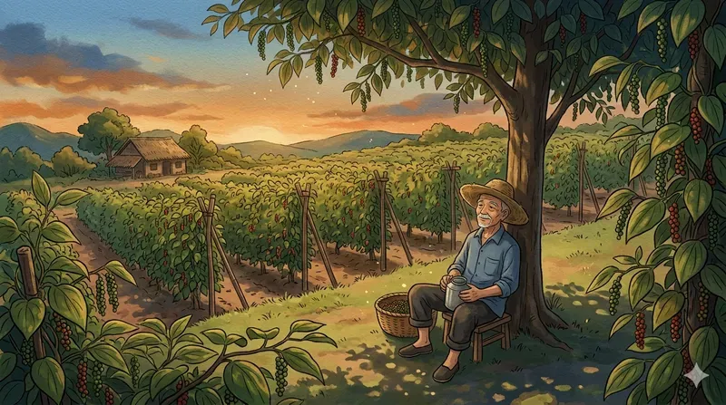 Studio Ghibli Farmer Illustration Art