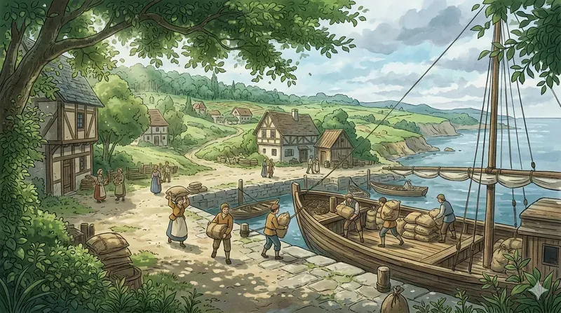Studio Ghibli Farmer Illustration Art