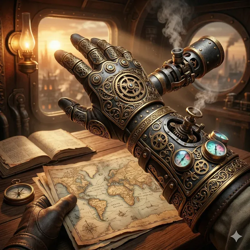 Gritty Steampunk Asset Generator