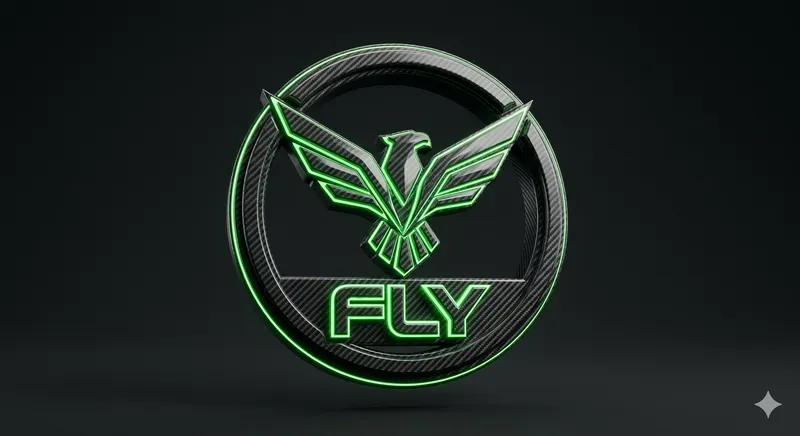 3D Holographic Glass Emblem Logos