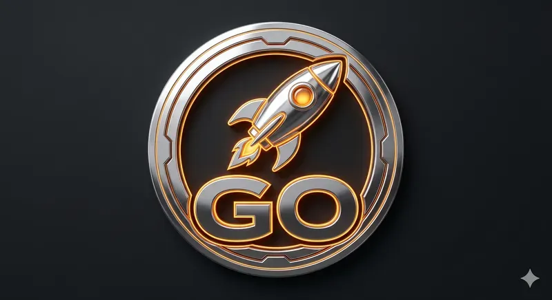 3D Holographic Glass Emblem Logos