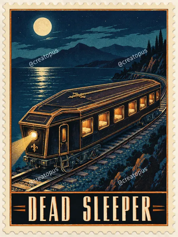 Halloween Travel Postage Stamps