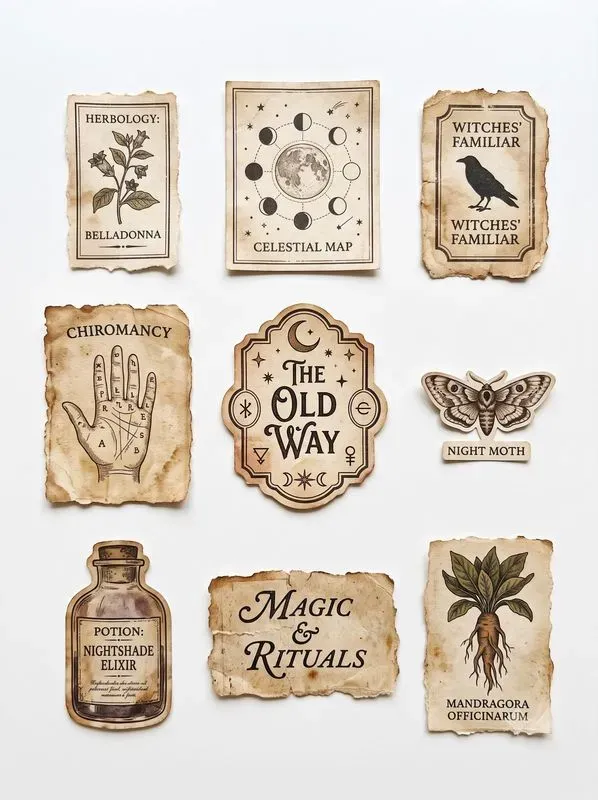 Vintage Junk Journal Scrapbook Cutouts