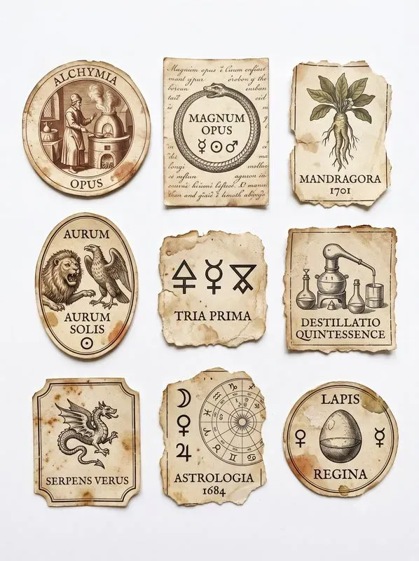 Vintage Junk Journal Scrapbook Cutouts