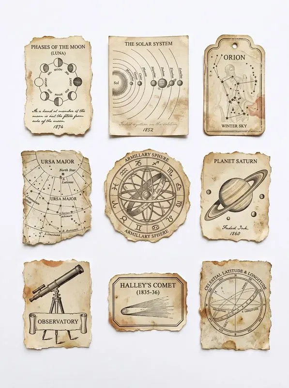 Vintage Junk Journal Scrapbook Cutouts
