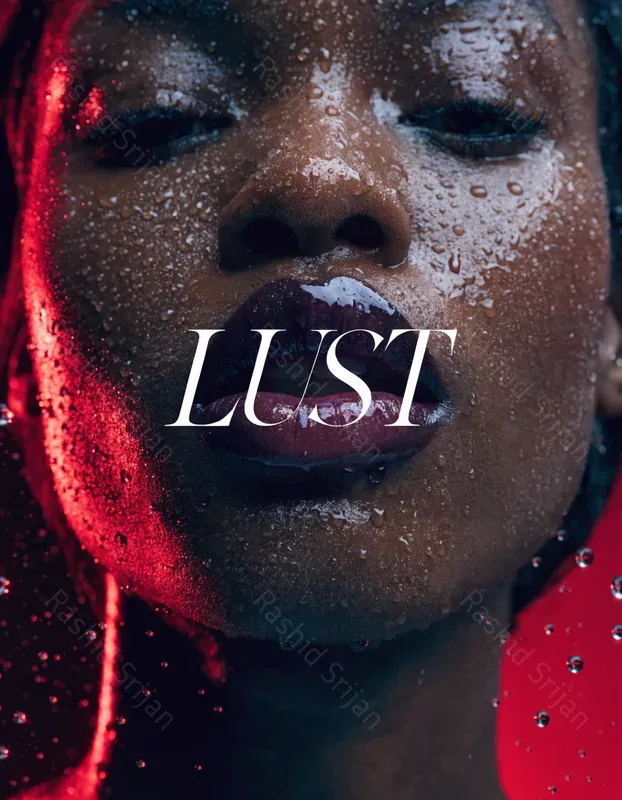 Macro Beauty Typography Marketing