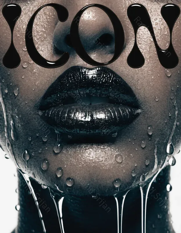 Macro Beauty Typography Marketing