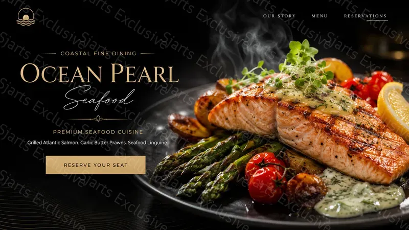 Luxury Restaurant Hero Banners