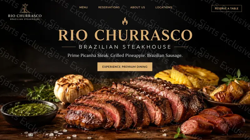 Luxury Restaurant Hero Banners