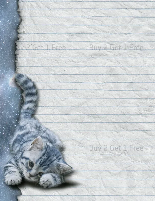 Galaxy Friends And Pet Plain Papers