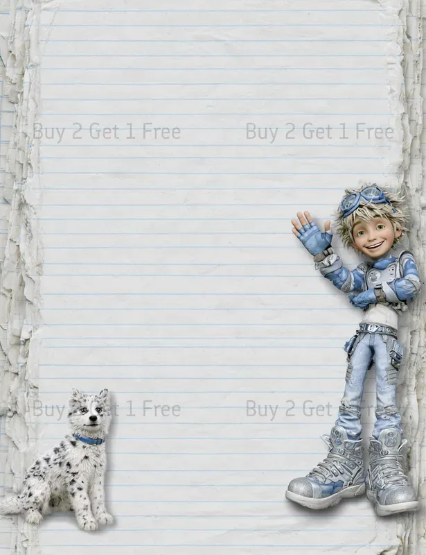 Galaxy Friends And Pet Plain Papers