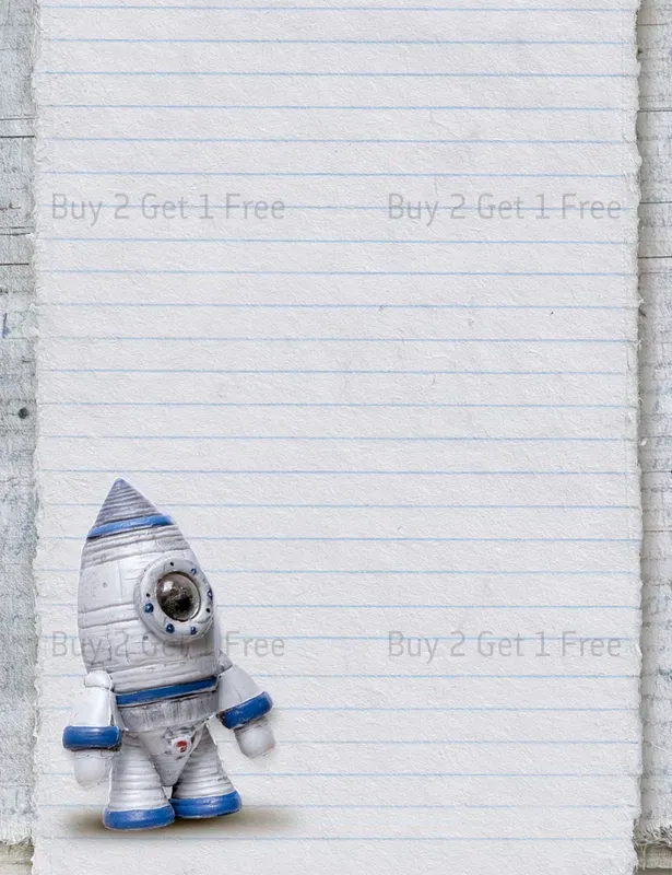 Galaxy Friends And Pet Plain Papers