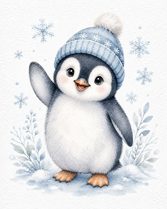 Cute Watercolor Animal Illustrations