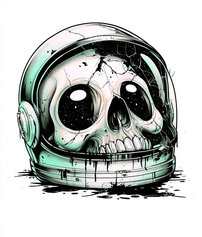 Gothic Ink Sticker Illustrations