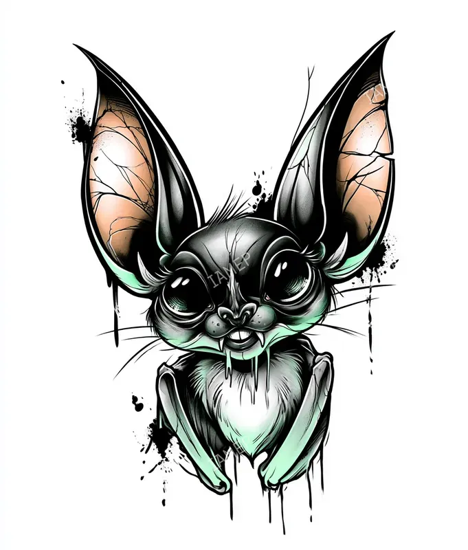 Gothic Ink Sticker Illustrations