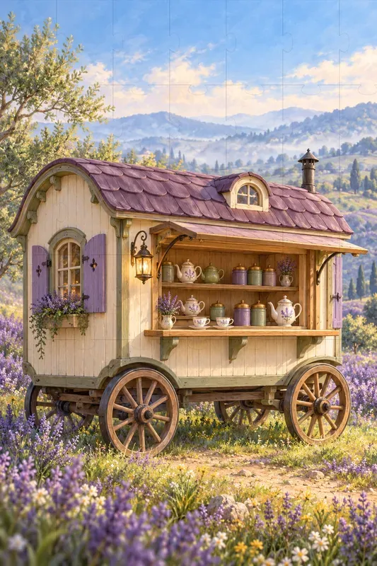 Cozy Fantasy Shop Wagons