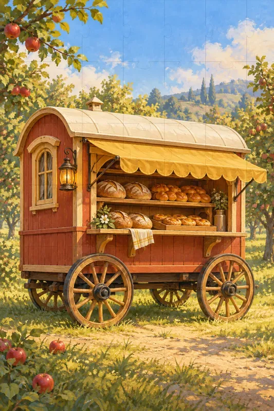 Cozy Fantasy Shop Wagons