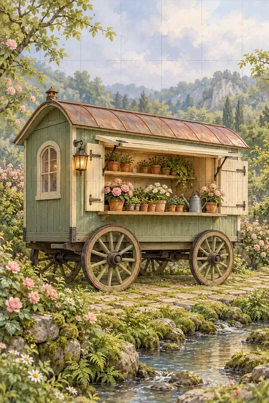 Cozy Fantasy Shop Wagons