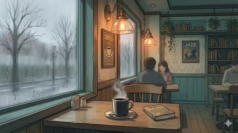 Nostalgic 90s Anime Lofi Backgrounds