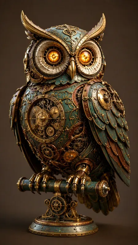 Aesthetic 3D Steampunk Illustrations