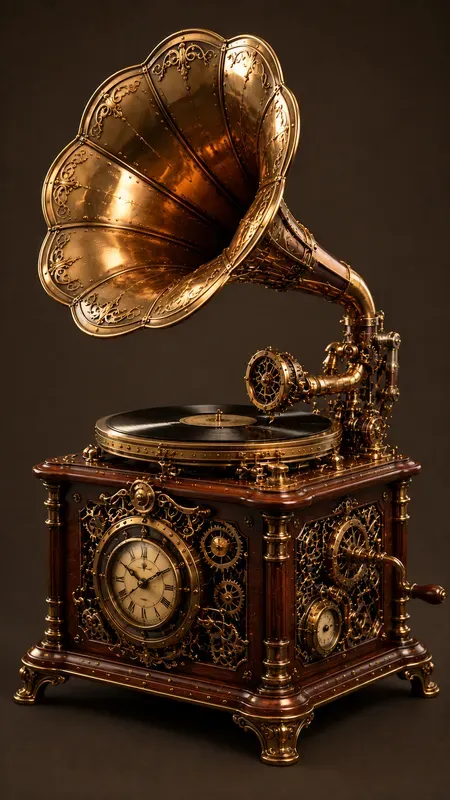 Aesthetic 3D Steampunk Illustrations