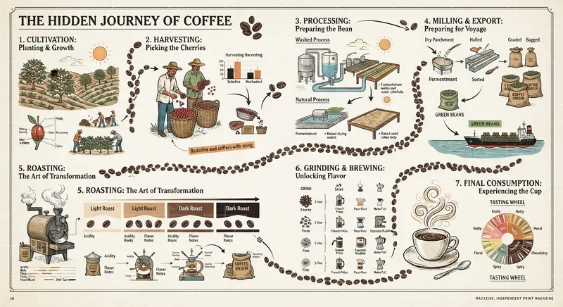 Handcrafted Editorial Infographic Designs