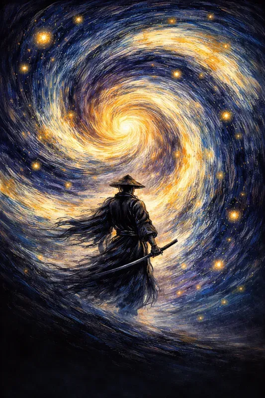 Van Gogh Swirl Poster Generator