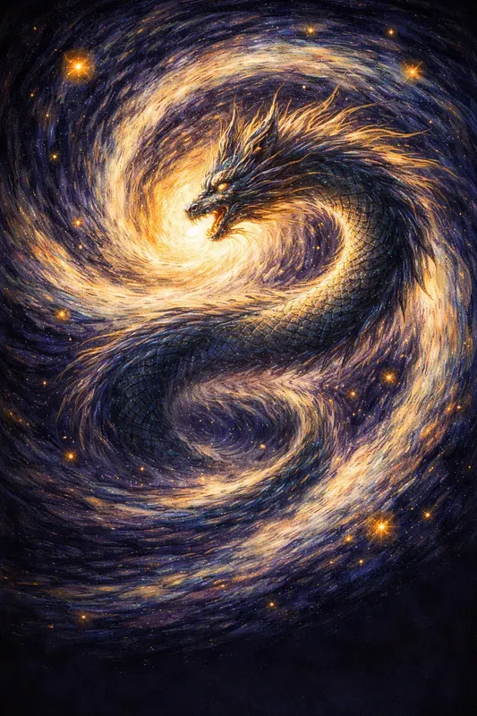 Van Gogh Swirl Poster Generator