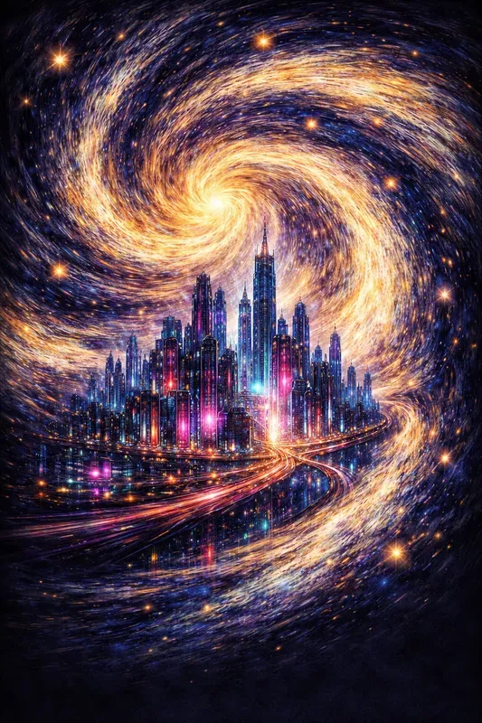 Van Gogh Swirl Poster Generator