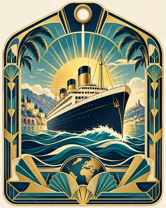 Deco Travel Luggage Labels