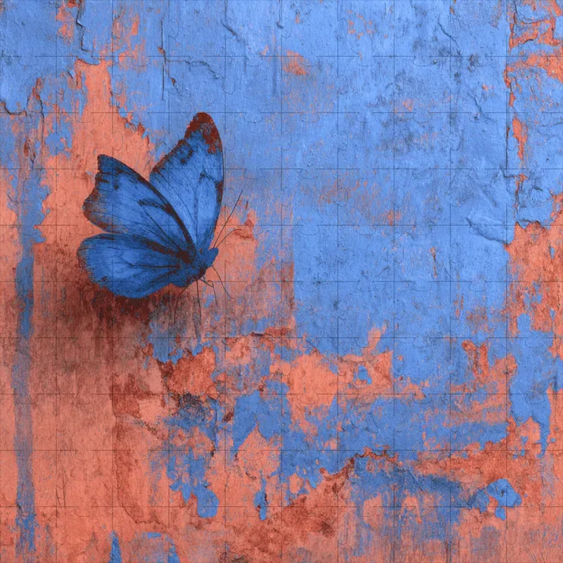 Acrylic Textured Expressive Plaster Art