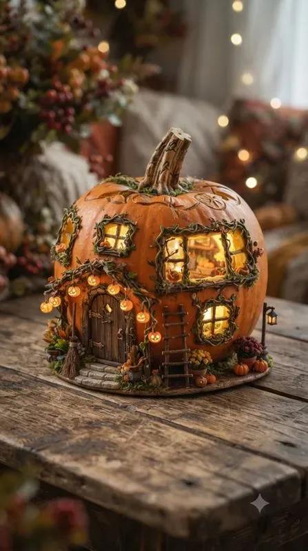 Cute Fruit Veggie Miniature Houses