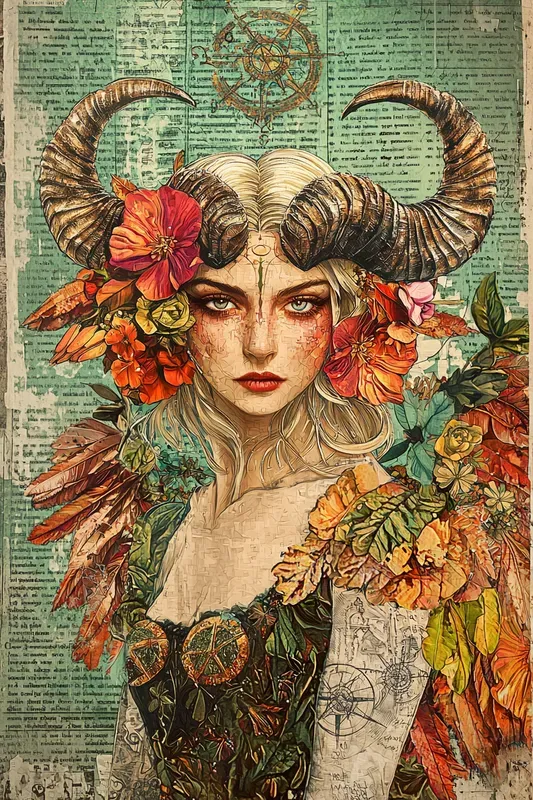 Taurus Sign Scrapbooking Papers