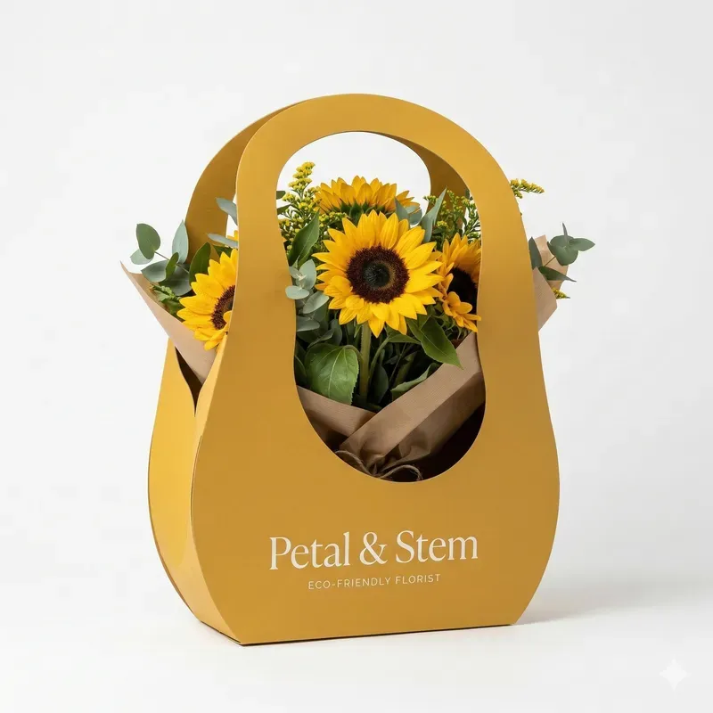 Minimal Flower Packaging Mockups