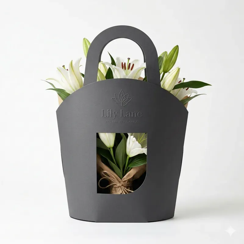 Minimal Flower Packaging Mockups