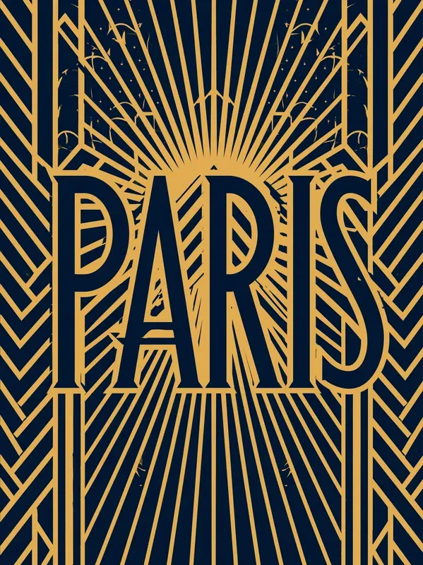 Art Deco Typography Poster Designs