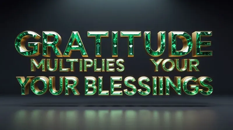 Luxury 3D Gold Quote Typographies