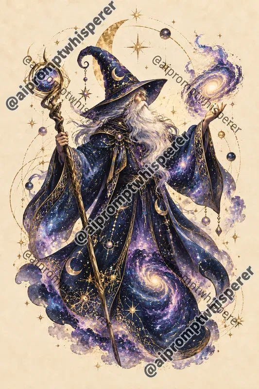 Elegant Cosmic Art Print Free Samples